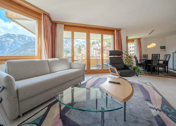 Casa Cresta C32, Zentrales Mit Bergblick By Vacations Lägenhet Arosa
